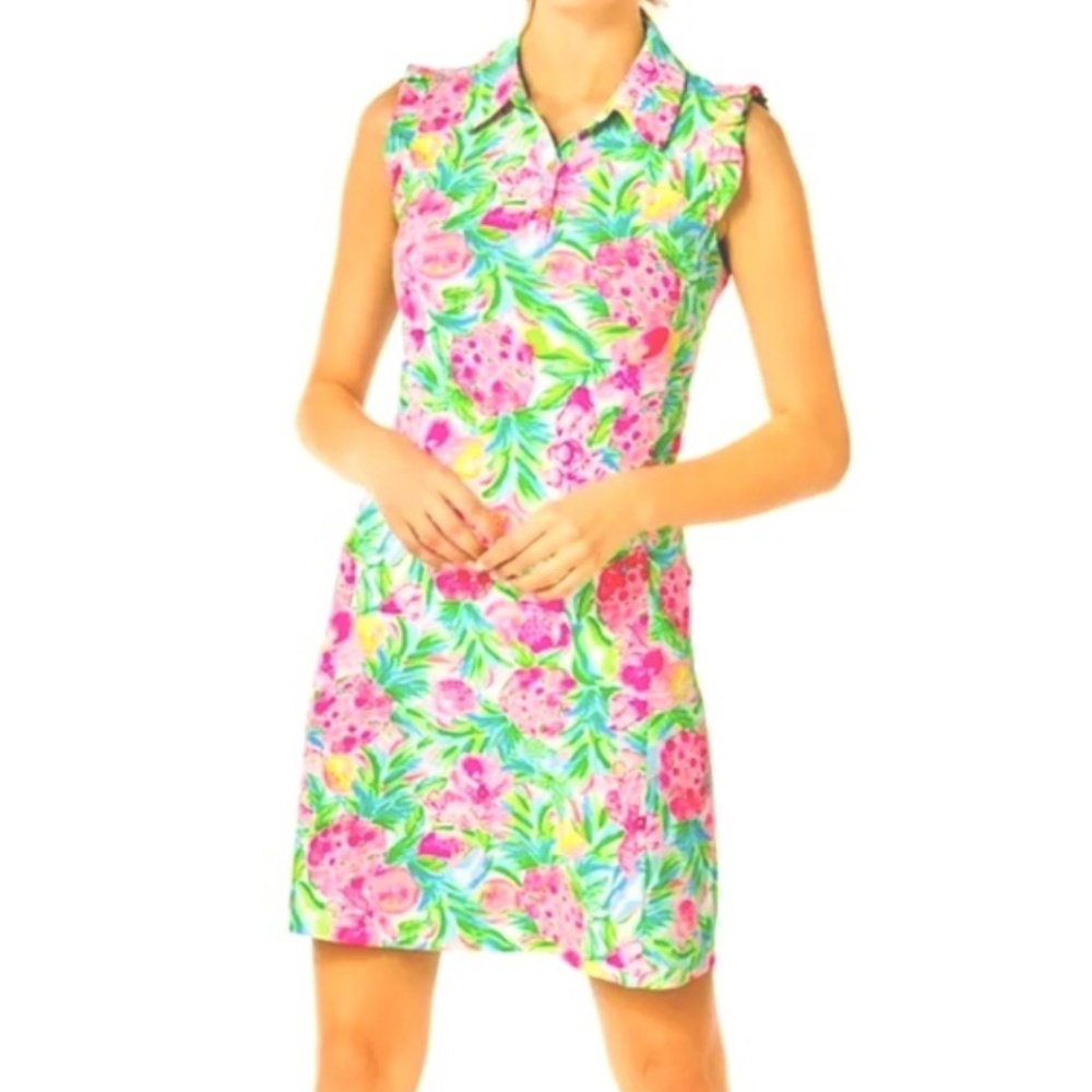NWT Lilly Pulitzer Sylvia SPF50+ Luxletic Golf Dress Size S